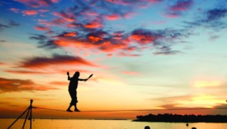 Performer at Sunset Celebration, Mallory Square, Key West